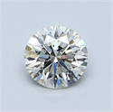 Natural Diamond 0.80 Carats, Round with Excellent Cut, J Color, SI1 Clarity and Certified by GIA