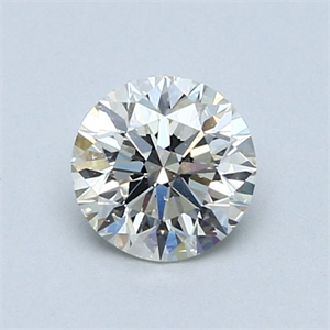 Picture of Natural Diamond 0.80 Carats, Round with Excellent Cut, J Color, SI1 Clarity and Certified by GIA