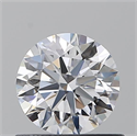 Diamante Natural 0.70 quilates, Redondo , Color D, claridad VS2 y certificado GIA