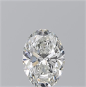 Natural Diamond 0.52 Carats, Oval with  Cut, G Color, VVS1 Clarity and Certified by GIA