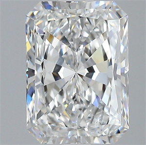 Picture of Natural Diamond 2.51 Carats, Radiant with  Cut, F Color, SI1 Clarity and Certified by GIA