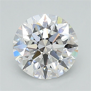 Picture of Lab Grown Diamond 1.32 Carats, Round with Ideal Cut, E Color, VS2 Clarity and Certified by IGI