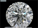 Natural Diamond 0.90 Carats, Round with Very Good Cut, I Color, I1 Clarity and Certified by GIA