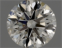Diamante Natural 0.56 quilates, Redondo , Color J, claridad VVS2 y certificado GIA