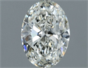 Diamante Natural 0.50 quilates, Ovalado , Color H, claridad SI1 y certificado IGI