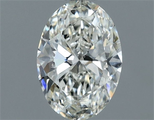 Foto Diamante Natural 0.50 quilates, Ovalado , Color H, claridad SI1 y certificado IGI de