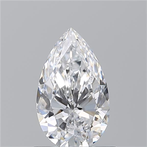 Picture of Natural Diamond 0.71 Carats, Pear with  Cut, D Color, VS1 Clarity and Certified by GIA