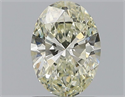 Natural Diamond 0.86 Carats, Oval with  Cut, M Color, VS2 Clarity and Certified by GIA