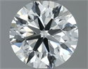 Natural Diamond 0.70 Carats, Round with Excellent Cut, H Color, VS1 Clarity and Certified by IGI