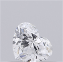 Natural Diamond 0.41 Carats, Heart with  Cut, E Color, SI2 Clarity and Certified by GIA
