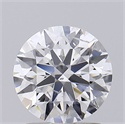 Lab Grown Diamond 1.17 Carats, Round with Ideal Cut, D Color, VS1 Clarity and Certified by IGI