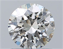 Natural Diamond 0.90 Carats, Round with Excellent Cut, I Color, VS2 Clarity and Certified by GIA