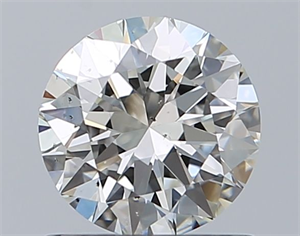 Picture of Natural Diamond 0.90 Carats, Round with Excellent Cut, I Color, VS2 Clarity and Certified by GIA