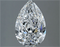 Natural Diamond 2.02 Carats, Pear with  Cut, E Color, VS2 Clarity and Certified by GIA