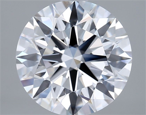 Picture of Lab Grown Diamond 2.51 Carats, Round with Ideal Cut, D Color, VVS1 Clarity and Certified by IGI