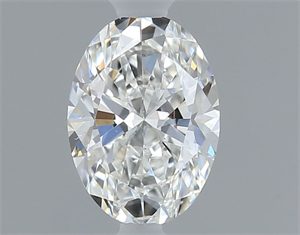 Foto Diamante Natural 0.43 quilates, Ovalado , Color F, claridad SI1 y certificado GIA de