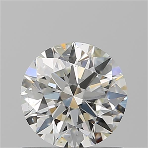 Foto Diamante Natural 0.90 quilates, Redondo , Color I, claridad SI1 y certificado GIA de