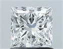 Natural Diamond 1.01 Carats, Princess with  Cut, G Color, VS2 Clarity and Certified by GIA
