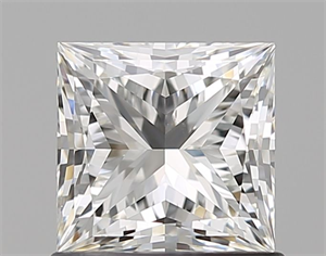 Picture of Natural Diamond 1.02 Carats, Princess with  Cut, I Color, SI1 Clarity and Certified by GIA