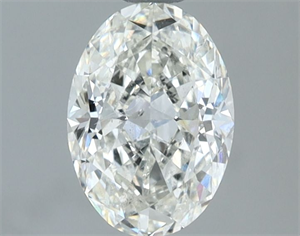 Picture of Natural Diamond 1.00 Carats, Oval with  Cut, H Color, SI2 Clarity and Certified by IGI