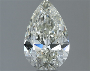 Picture of Natural Diamond 1.00 Carats, Pear with  Cut, I Color, SI2 Clarity and Certified by IGI
