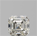 Diamante Natural 1.70 quilates, Asscher , Color K, claridad VVS2 y certificado GIA
