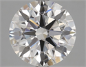 Lab Grown Diamond 4.03 Carats, Round with Ideal Cut, D Color, VVS1 Clarity and Certified by IGI