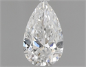 Natural Diamond 0.40 Carats, Pear with  Cut, E Color, VS1 Clarity and Certified by GIA