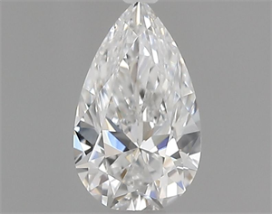 Picture of Natural Diamond 0.40 Carats, Pear with  Cut, E Color, VS1 Clarity and Certified by GIA