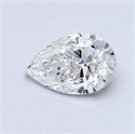 Diamante Natural 1.00 quilates, De pera , Color F, claridad VS1 y certificado GIA