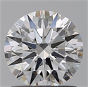 Lab Grown Diamond 1.03 Carats, Round with Ideal Cut, D Color, VVS1 Clarity and Certified by IGI