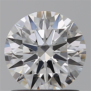 Picture of Lab Grown Diamond 1.03 Carats, Round with Ideal Cut, D Color, VVS1 Clarity and Certified by IGI