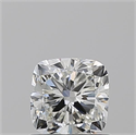 Diamante Natural 0.90 quilates, Del cojín , Color I, claridad VVS1 y certificado GIA
