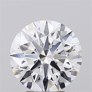 Picture of Lab Grown Diamond 4.05 Carats, Round with Ideal Cut, D Color, IF Clarity and Certified by IGI