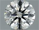 Natural Diamond 0.50 Carats, Round with Excellent Cut, K Color, VVS1 Clarity and Certified by GIA
