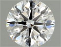 Natural Diamond 0.43 Carats, Round with Excellent Cut, D Color, VS1 Clarity and Certified by GIA
