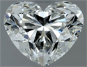Natural Diamond 1.52 Carats, Heart with  Cut, I Color, VVS1 Clarity and Certified by GIA