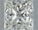 Natural Diamond 1.18 Carats, Princess with  Cut, J Color, VS1 Clarity and Certified by GIA