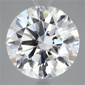 Picture of Lab Grown Diamond 4.61 Carats, Round with Ideal Cut, D Color, VVS2 Clarity and Certified by IGI