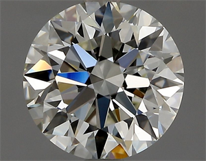 Picture of Natural Diamond 1.70 Carats, Round with Excellent Cut, H Color, IF Clarity and Certified by HRD