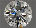 Natural Diamond 1.70 Carats, Round with Excellent Cut, H Color, IF Clarity and Certified by HRD