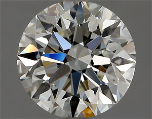Picture of Natural Diamond 1.70 Carats, Round with Excellent Cut, H Color, IF Clarity and Certified by HRD