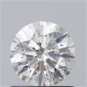 Natural Diamond 0.80 Carats, Round with Excellent Cut, H Color, SI2 Clarity and Certified by GIA