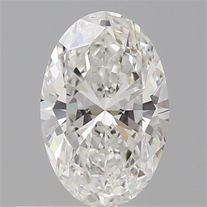 Foto Diamante Natural 0.50 quilates, Ovalado , Color G, claridad IF y certificado GIA de