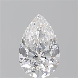 Foto Diamante Natural 1.53 quilates, De pera , Color E, claridad VVS2 y certificado GIA de