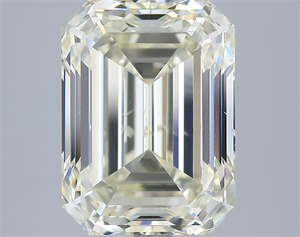 Foto Diamante Natural 5.02 quilates, Esmeralda , Color K, claridad SI1 y certificado HRD de