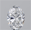 Natural Diamond 1.01 Carats, Oval with  Cut, E Color, SI1 Clarity and Certified by GIA