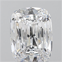 Natural Diamond 1.50 Carats, Cushion with  Cut, D Color, SI1 Clarity and Certified by GIA
