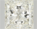 Natural Diamond 3.15 Carats, Princess with  Cut, I Color, IF Clarity and Certified by IGI
