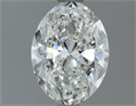 Natural Diamond 1.31 Carats, Oval with  Cut, G Color, VS2 Clarity and Certified by IGI